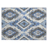 Piper Looms Chantille Aztec ACN1878 Blue Machine Washable Area Rug Scatter Main Image