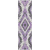 Piper Looms Chantille Aztec ACN1878 Purple Machine Washable Area Rug Runner Main Image