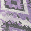Piper Looms Chantille Aztec ACN1878 Purple Machine Washable Area Rug Swatch Image