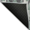 Piper Looms Chantille Aztec ACN1878 Seafoam Machine Washable Area Rug Backing Image