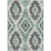 Piper Looms Chantille Aztec ACN1878 Seafoam Machine Washable Area Rug main image
