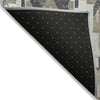 Piper Looms Chantille Aztec ACN1878 Taupe Machine Washable Area Rug Backing Image