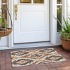Piper Looms Chantille Aztec ACN1878 Terracotta Machine Washable Area Rug Scatter Outdoor Lifestyle Image Feature