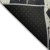 Piper Looms Chantille Aztec ACN1879 Black Machine Washable Area Rug Backing Image