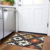 Piper Looms Chantille Aztec ACN1879 Black Machine Washable Area Rug Scatter Lifestyle Image Feature