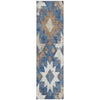 Piper Looms Chantille Aztec ACN1879 Blue Machine Washable Area Rug Runner Main Image