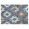 Piper Looms Chantille Aztec ACN1879 Blue Machine Washable Area Rug Scatter Main Image