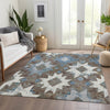 Piper Looms Chantille Aztec ACN1879 Brown Machine Washable Area Rug Lifestyle Image Feature