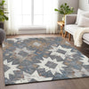 Piper Looms Chantille Aztec ACN1879 Gray Machine Washable Area Rug Lifestyle Image Feature