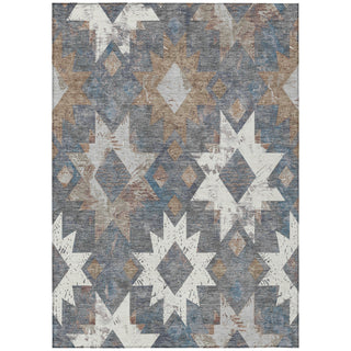 Piper Looms Chantille Aztec ACN1879 Gray Machine Washable Area Rug main image