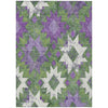 Piper Looms Chantille Aztec ACN1879 Green Machine Washable Area Rug main image