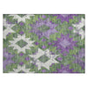 Piper Looms Chantille Aztec ACN1879 Green Machine Washable Area Rug Scatter Main Image