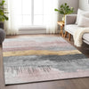Piper Looms Chantille Modern ACN1880 Blush Machine Washable Area Rug Lifestyle Image Feature