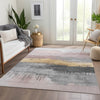 Piper Looms Chantille Modern ACN1880 Blush Machine Washable Area Rug Lifestyle Image Feature