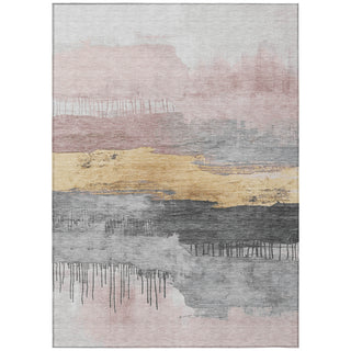 Piper Looms Chantille Modern ACN1880 Blush Machine Washable Area Rug main image