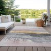 Piper Looms Chantille Modern ACN1880 Blush Machine Washable Area Rug Outdoor Lifestyle Image Feature