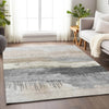 Piper Looms Chantille Modern ACN1880 Ivory Machine Washable Area Rug Lifestyle Image Feature