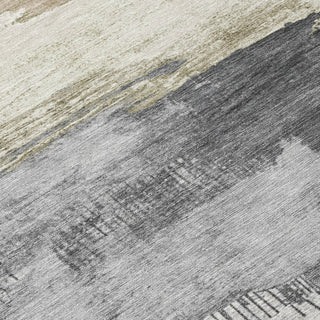 Piper Looms Chantille Modern ACN1880 Ivory Machine Washable Area Rug Swatch Image