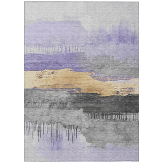 Piper Looms Chantille Modern ACN1880 Lavender Machine Washable Area Rug main image