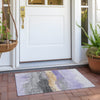 Piper Looms Chantille Modern ACN1880 Lavender Machine Washable Area Rug Scatter Outdoor Lifestyle Image Feature