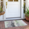 Piper Looms Chantille Modern ACN1880 Mint Machine Washable Area Rug Scatter Outdoor Lifestyle Image Feature