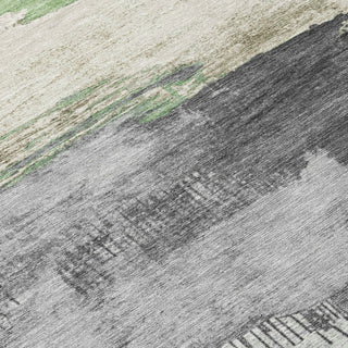 Piper Looms Chantille Modern ACN1880 Mint Machine Washable Area Rug Swatch Image