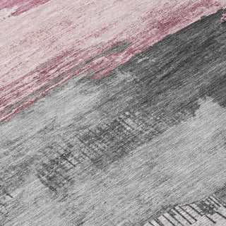 Piper Looms Chantille Modern ACN1880 Pink Machine Washable Area Rug Swatch Image