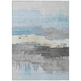 Piper Looms Chantille Modern ACN1880 Sky Machine Washable Area Rug main image