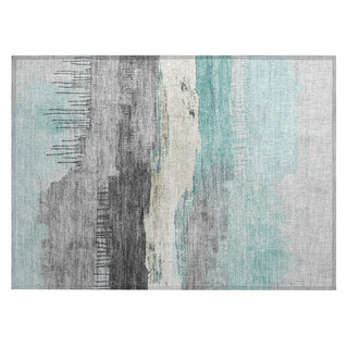 Piper Looms Chantille Modern ACN1880 Teal Machine Washable Area Rug Scatter Main Image