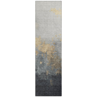 Piper Looms Chantille Modern ACN1881 Gold Machine Washable Area Rug Runner Main Image