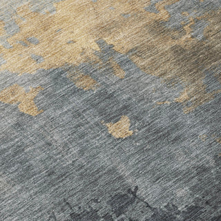 Piper Looms Chantille Modern ACN1881 Gold Machine Washable Area Rug Swatch Image