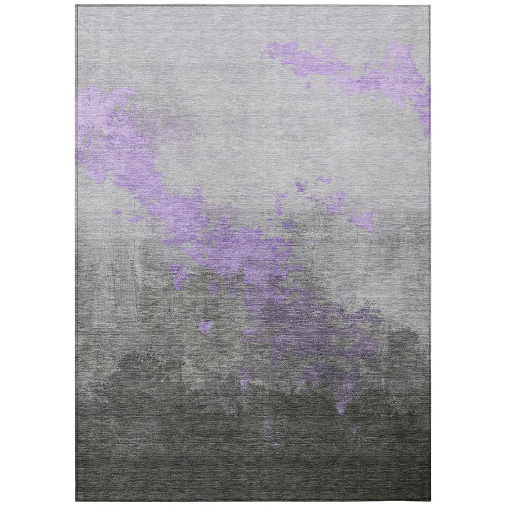 Piper Looms Chantille Modern ACN1881 Lavender Machine Washable Area Rug main image