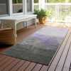 Piper Looms Chantille Modern ACN1881 Lavender Machine Washable Area Rug Runner Outdoor Lifestyle Image Feature