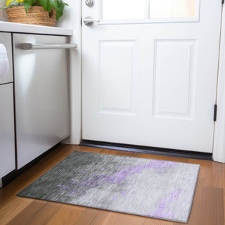 Piper Looms Chantille Modern ACN1881 Lavender Machine Washable Area Rug Scatter Lifestyle Image Feature