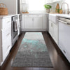 Piper Looms Chantille Modern ACN1881 Teal Machine Washable Area Rug Runner Lifestyle Image Feature