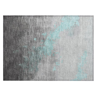Piper Looms Chantille Modern ACN1881 Teal Machine Washable Area Rug Scatter Main Image