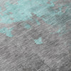 Piper Looms Chantille Modern ACN1881 Teal Machine Washable Area Rug Swatch Image