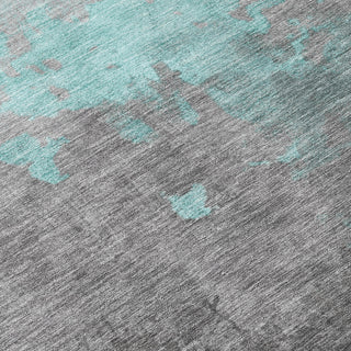 Piper Looms Chantille Modern ACN1881 Teal Machine Washable Area Rug Swatch Image