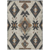 Piper Looms Chantille Aztec ACN1882 Beige Machine Washable Area Rug main image