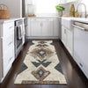 Piper Looms Chantille Aztec ACN1882 Beige Machine Washable Area Rug Runner Lifestyle Image Feature