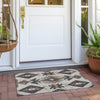 Piper Looms Chantille Aztec ACN1882 Beige Machine Washable Area Rug Scatter Outdoor Lifestyle Image Feature
