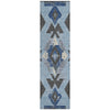 Piper Looms Chantille Aztec ACN1882 Blue Machine Washable Area Rug Runner Main Image