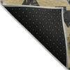 Piper Looms Chantille Aztec ACN1882 Gold Machine Washable Area Rug Backing Image