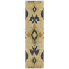 Piper Looms Chantille Aztec ACN1882 Gold Machine Washable Area Rug Runner Main Image