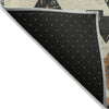Piper Looms Chantille Aztec ACN1882 Ivory Machine Washable Area Rug Backing Image