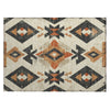 Piper Looms Chantille Aztec ACN1882 Ivory Machine Washable Area Rug Scatter Main Image
