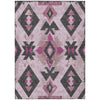 Piper Looms Chantille Aztec ACN1882 Pink Machine Washable Area Rug main image