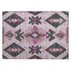 Piper Looms Chantille Aztec ACN1882 Pink Machine Washable Area Rug Scatter Main Image