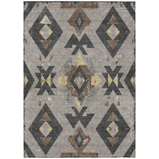 Piper Looms Chantille Aztec ACN1882 Taupe Machine Washable Area Rug main image