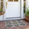 Piper Looms Chantille Aztec ACN1882 Taupe Machine Washable Area Rug Scatter Outdoor Lifestyle Image Feature